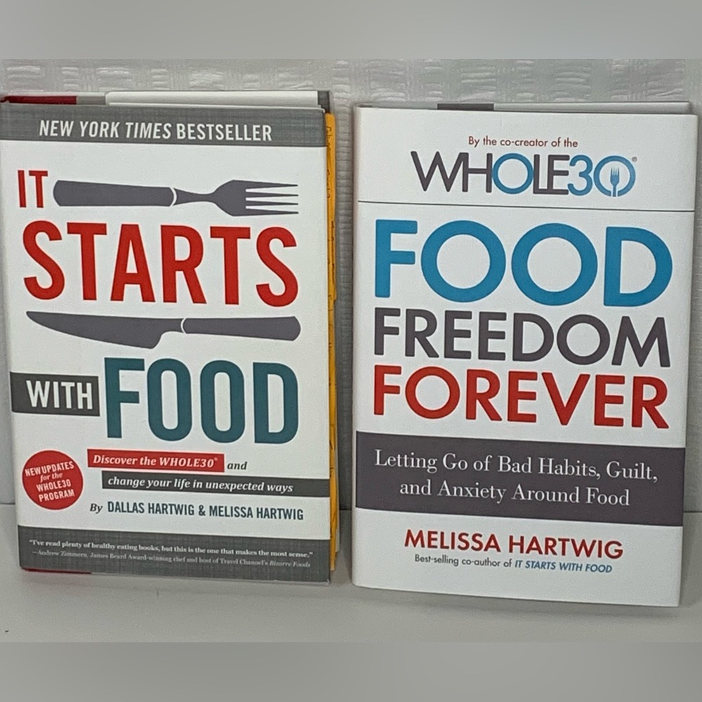Whole 30 Books!  It starts with food!  Food freedom forever!